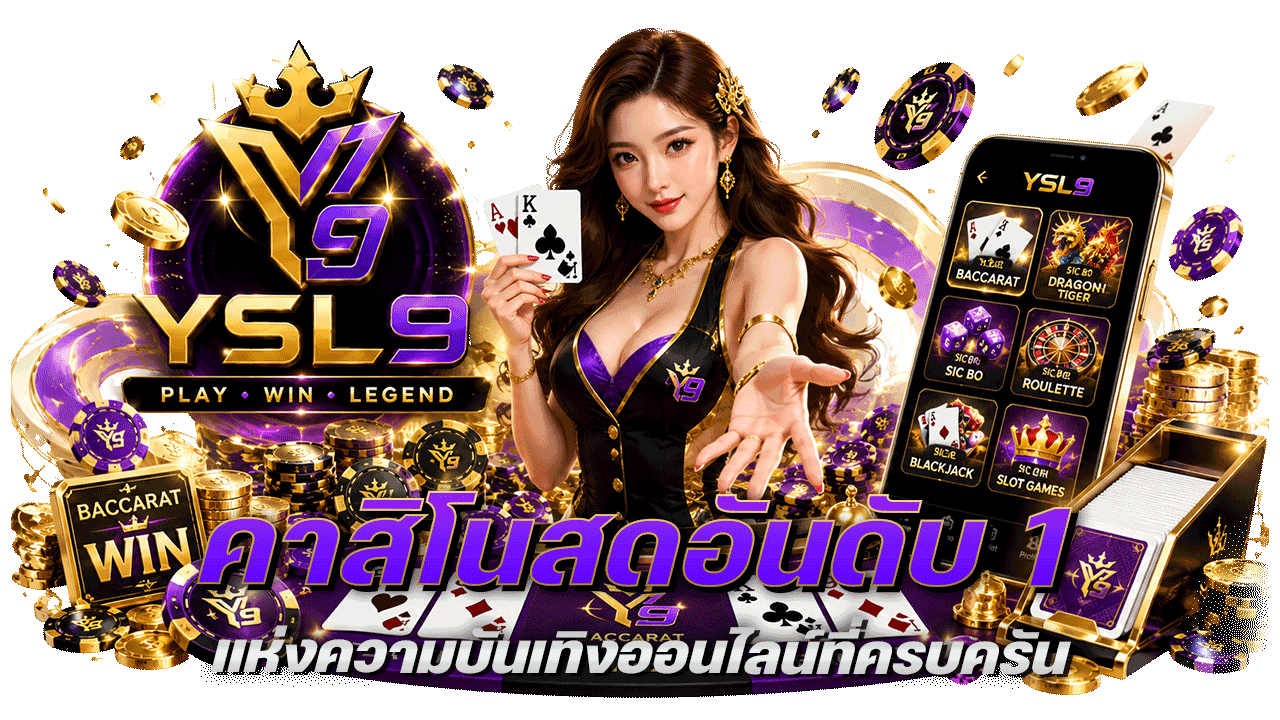 ysl9 คาสิโนสดอันดับ 1 แห่งความบันเทิงออนไลน์ที่ครบครัน
