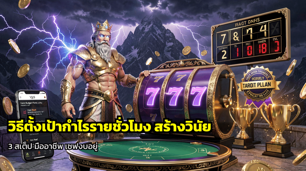 วิธีตั้งเป้ากำไรรายชั่วโมง