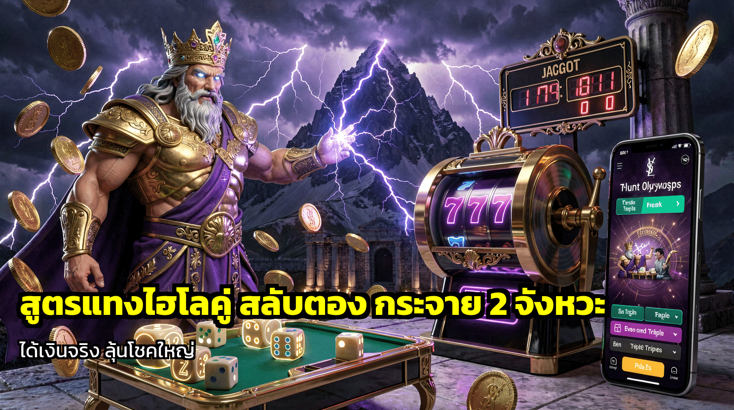 สูตรแทงไฮโลคู่ สลับตอง